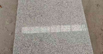 白城芝麻白光面毛板