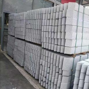 白城芝麻白树围石 树池
