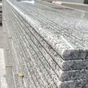 白城芝麻白楼梯踏步 花岗岩楼梯板材