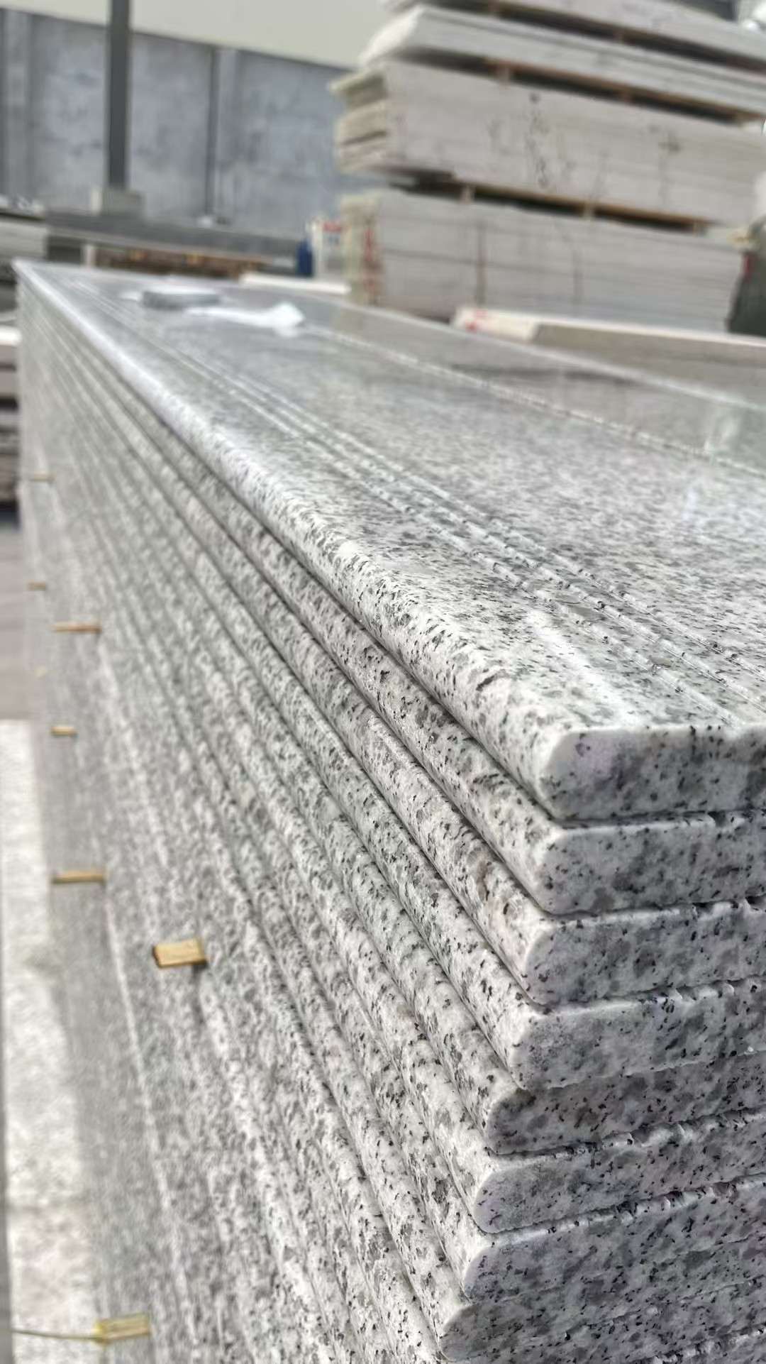白城芝麻白楼梯踏步 花岗岩楼梯板材